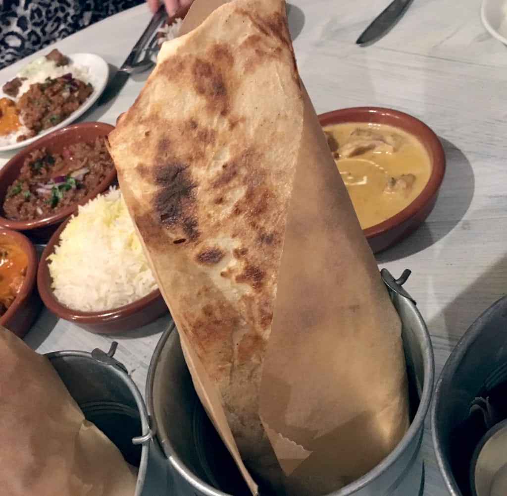 Indian naan breads