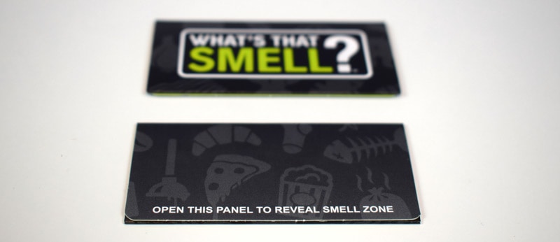 What's That Smell? Scratch and sniff party game